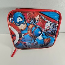 Marvel Avengers Lunch Bag Insulated with Captain America Black Widow Ant Man - £7.98 GBP