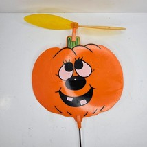Vintage Loomco International Halloween Pumpkin Spinning Yard Stake Decor 1998 - £23.97 GBP