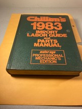 Chilton&#39;s 1983 Import Labor Guide and Part Manual Motorage  Pro Mechanics - £11.76 GBP