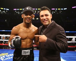 Daniel Jacobs &amp; Oscar De La Hoya 8X10 Photo Boxing Picture - £3.94 GBP