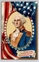 Ellen Clapsaddle George Washington Star Border Portrait Patriotic Postcard X26 - £7.03 GBP