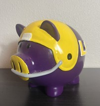 NCAA MERCH | LSU Tigers | Piggy Bank | 6” | Purple &amp; Gold | Great Condition - $16.82