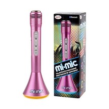 Mi-Mic TY5899PK Bluetooth LED Karaoke Microphone Speaker, Pink  - $38.00