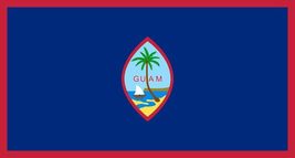 Country Flag of Guam Vinyl Decal Sticker UV &amp; Water Proof Gift Souvenir ... - $109.97 MXN