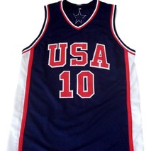 Kevin Garnett Team USA Men Custom Basketball Jersey Navy Blue Any Size - £28.03 GBP+