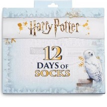 Harry Potter 12 Days of Socks Christmas Advent Calendar Gift Box Womens Sz 4-10 - £21.19 GBP