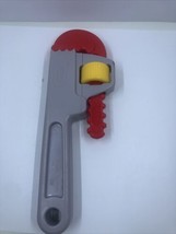 Little Tikes Adjustable Monkey Pipe Wrench Toy Plastic Construction Gray Red Vtg - £7.74 GBP