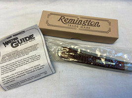 1995 Remington Bullet Knife Trade Mark Master Guide Folding Pocket Knife R-1273 - $89.95