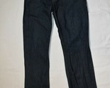 Levi&#39;s 514 Jeans Mens W34 L34 Zip Fly Straight Leg Low Rise Dark Wash EX - $19.34