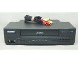 Sylvania 6240 Mono VHS VCR VHS Player with Remote, Cables &amp; Hdmi Adapter - £108.38 GBP