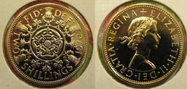 1970 Great Britain One Florin Two Shilling Coin Proof QEII - $2.97