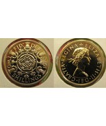 1970 Great Britain One Florin Two Shilling Coin Proof QEII - $4.02 CAD