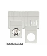 BCW - Half Dollar Foam Inserts for Display Slabs, No Slabs, White - 10 pk - €6,34 EUR