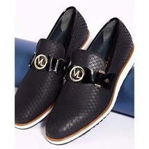 The Legacy Black Leather Men Casual Loafer Shoe image 10