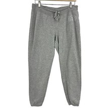 GAP sweatpants womens large gray fleece lined lounge pants - £11.86 GBP