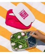 T MOBILE Magenta &amp; White Lunch Container Box w/ Fork and Knife (LOT OF 2... - $475.72 MXN