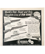 1961 Crosman Air Rifles Advertisement Vintage Guns Hunting CO2 Firearms ... - $367.32 MXN