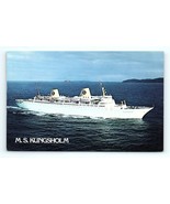 Postcard MS Kungsholm Swedish American Line Ocean Liner Flagship Cruises... - £4.67 GBP