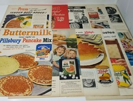 Food Pillsbury Libby&#39;s Green Giant Set of 10 Mid Century Full Page Cut Ads  - $14.20