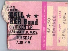 Marshall Tucker Fascia Ticket Stub Febbraio 22 1977 Springfield Massachusetts - £44.33 GBP
