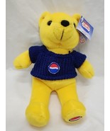 Rare Limited Edition Pepsi Cola Teddy Bear Plush 9&quot; With Tags  - $15.84