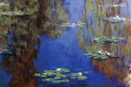 Monet - Water Lilies by Claude Monet - Art Print - £17.63 GBP+