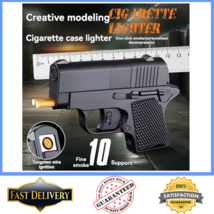 Gun Lighter Pistol Cigarette Case Rechargeable Tungsten Wire Smoke Ignit... - $34.99