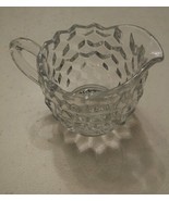 014 Vintage FOSTORIA AMERICAN ClearvGLASS CREAMER 3 Inches Tall - £9.37 GBP