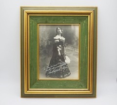 Antique Amelita Galli-Curci Opera Soprano Signed B&amp;W Photograph Framed - £278.59 GBP