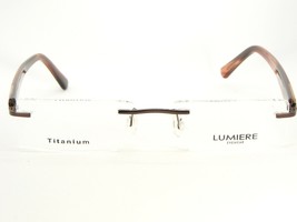 LUMIERE Brille Italien 6010 COL.1 Brown Brille 50-19-140mm (Notizzettel) - £46.40 GBP