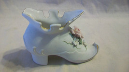 DECORATIVE COLLECTIBLE LEFTON CERAMIC LADIE&#39;S SHOE, #1204 FROM JAPAN - $20.00
