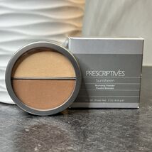 NEW Prescriptives SUNSHEEN Bronzing Powder Duo 01 SO WARM Full Size - $59.99