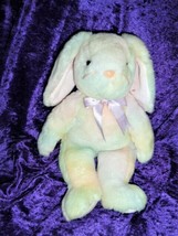 14&quot; ty Hippie Bunny Bunny Rabbit Tie Dye Rainbow Pastel Plush - $17.81
