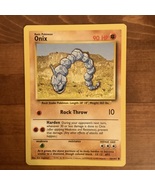 Year 1999 Onix Original Pokemon Trading Card - $10.00