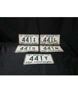 1971 NH DEALER License Plate LOT OF 5 PLATES Nugent Motor Co. Colebrook ... - €110,80 EUR