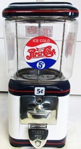 Acorn Nickel Round Gumball Dispenser Pepsi-Cola Theme Circa 1950&#39;s - £305.73 GBP