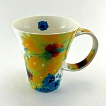 STARBUCKS 2006 Floral Watercolor Flowers Twisted Handle Coffee Cup Mug 12oz EUC - £11.96 GBP