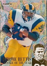 Jerome Bettis 1994 Fleer Rookie Of The Year # 5 - £1.20 GBP