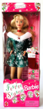 Barbie Doll Festive Season 18909 Mattel Special Edition ￼ Christmas 1997 New NIB - £19.37 GBP