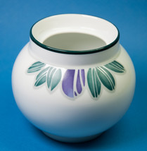 Dansk Eden Sugar Bowl No Lid Purple Flowers Green Leaves Vase - €4,30 EUR Dansk Eden Sugar Bowl No Lid Purple Flowers Green Leaves Vase - €4,30 EUR