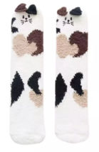 Womens Fuzzy Cozy Winter Warm Fluffy Soft Cute Animal Fuzzy Socks-Cat- O... - £6.21 GBP