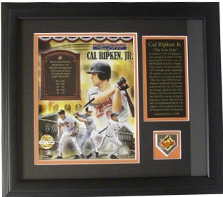 Cal Ripken, Jr. unsigned Baltimore Orioles Hall of Fame Collage 8x10 Photo Custo - $21.95