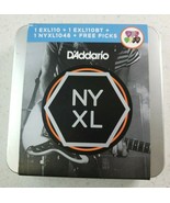 D&#39;Addario EXL110/EXL110BT/NYXL1046/Picks Nickel Wound Electric Guitar St... - $47.37