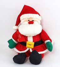 Hallmark Santa Claus Plush Nylon 14” Tall Christmas Plush Vintage - £19.65 GBP