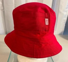 Red Fixed Size M/L Faded Glory Sun Hat / Bucket Type Hat - £7.90 GBP
