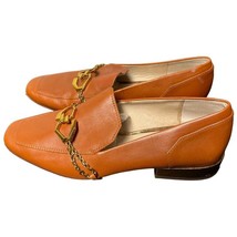 Louise et Cie Women&#39;s Brown Leather Loafers Size 8M/38 1/2 - SKU 1865 - $33.75