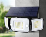 Solar Outdoor Lights,6000Mah Motion Sensor With Dual Sensors,Waterproof ... - £55.28 GBP