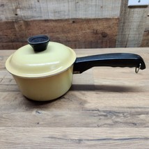 Vintage Club Aluminum Harvest Gold Cookware ~ 1.5 Quart Saucepot With Lid - £23.95 GBP