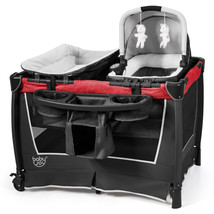 4-In-1 Convertible Portable Baby Playpen Newborn Play Yard W/ Music &amp; To... - $251.99