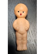 Vintage  Small Composition Frozen Boy Doll 3.5 inches - £19.60 GBP